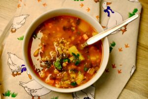 Russian rassolnik soup